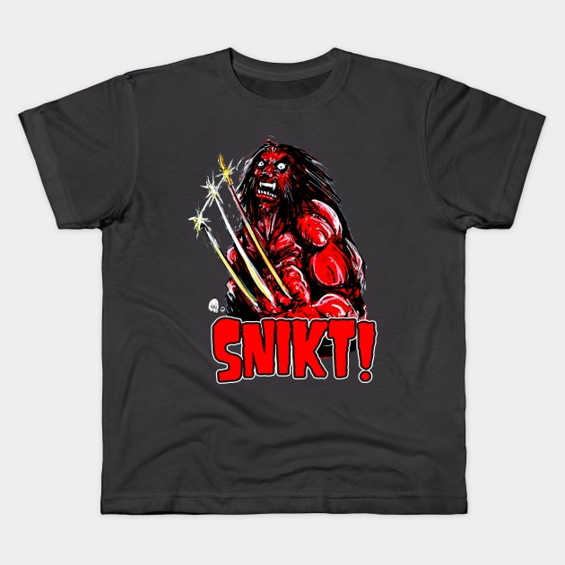 SNIKT! Kids T-Shirt by FWACATA